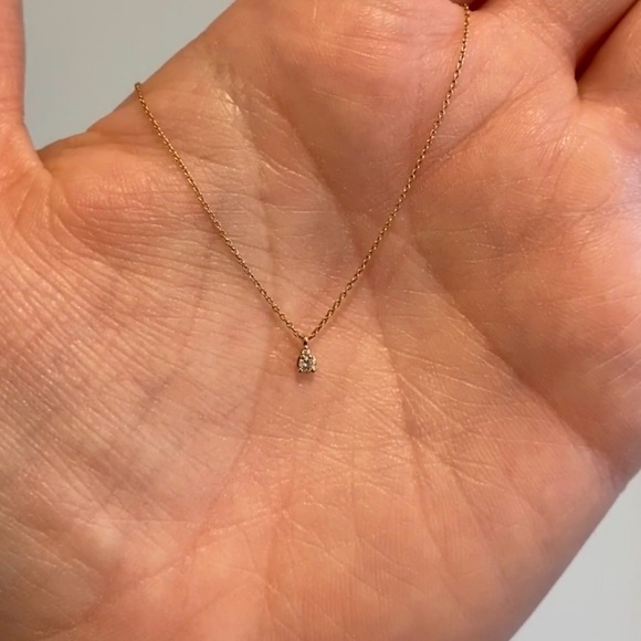 Dana Rebecca Designs DRD Sophia Ryan Diamond Teardrop Necklace in 14k Rose Gold - Picture 4 of 6